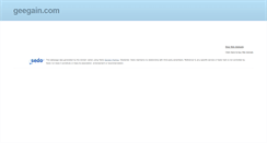 Desktop Screenshot of advertising.geegain.com