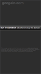 Mobile Screenshot of advertising.geegain.com